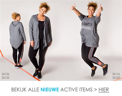 Grote maten sportkleding .